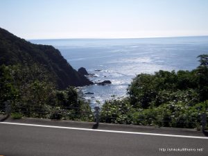 横浪黒潮ライン（武市像前）