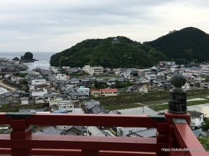 日和佐の町並み